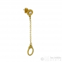 Golden handcuff earrings