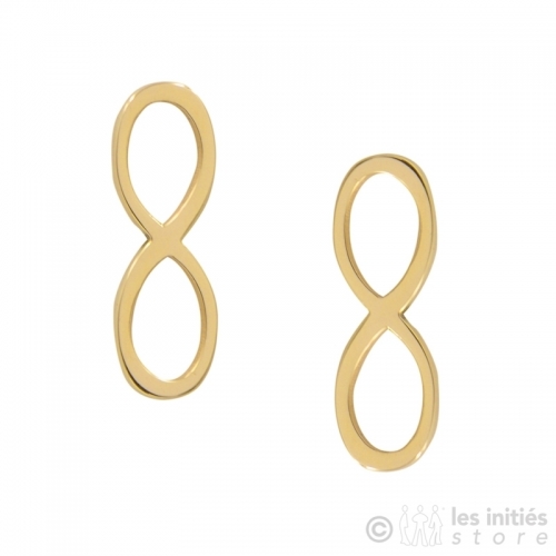 infinity little earrings