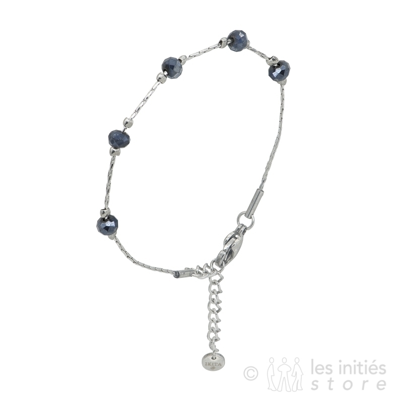 Black beads bracelet