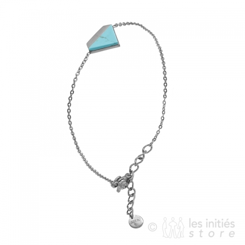 turquoise triangle bracelet