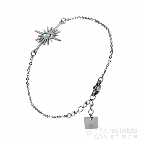 Bracelet Zag Bijoux étoile tirquoise