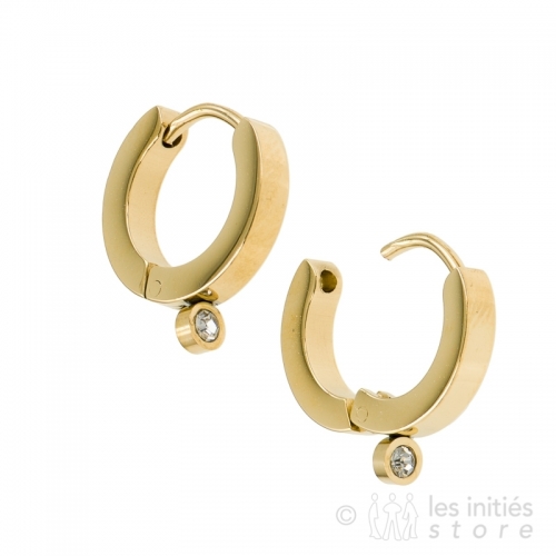 little hoop earrings gold