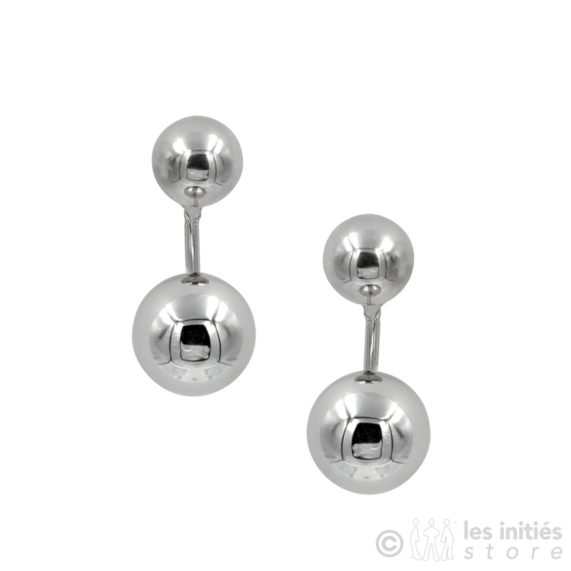 two-ball earrings
