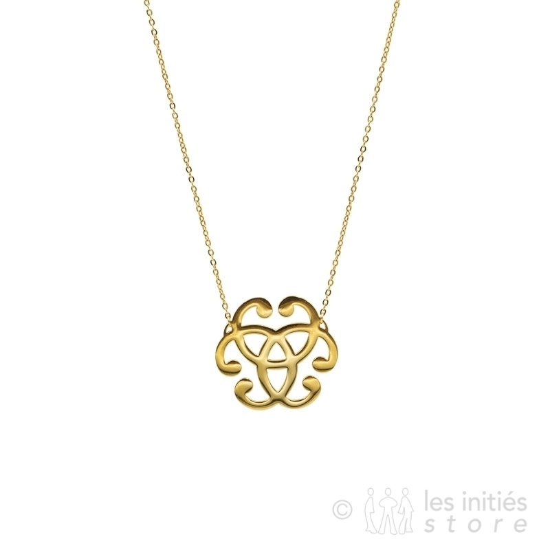 celtic necklace gold