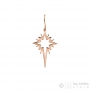 rose gold star earrings