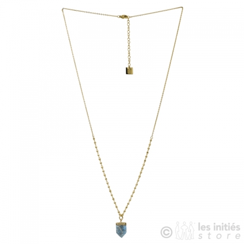 blue gemstone necklace
