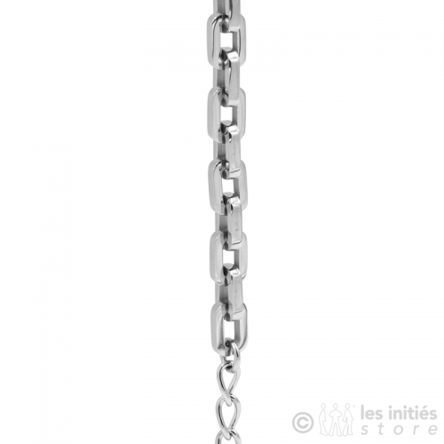 new square links chain bracelet