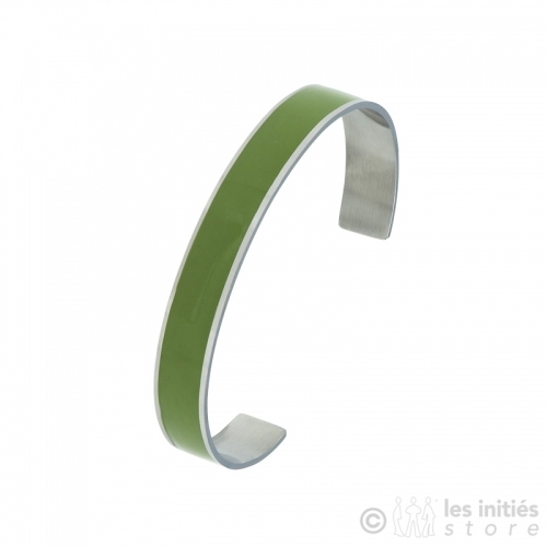 bracelet émaillé vert