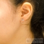 Boucles d'oreilles menottes avec strass