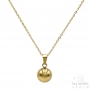 ball necklace gold