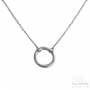 silver ring necklace