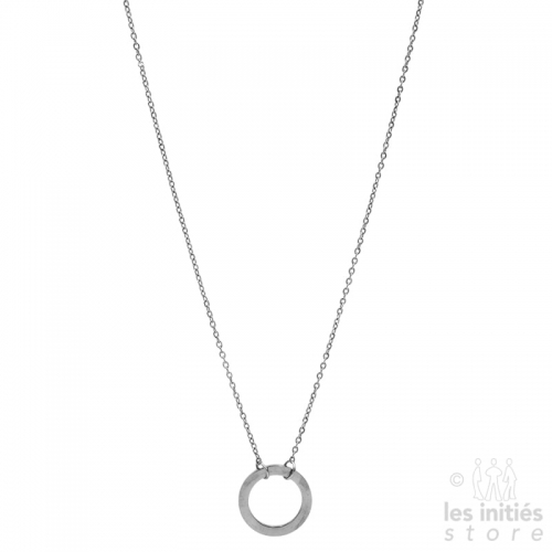 steel ring necklace
