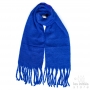 blue thick scarf