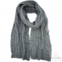grey thick scarf