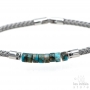 mens turquoise bead bracelet