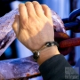 leather fish hook bracelet 