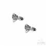 heart shape earrings silver