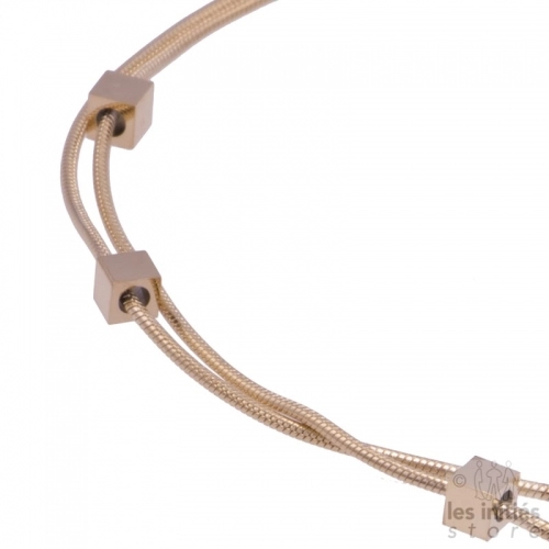 pink gold ankle bracelet