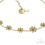 golden ankle chain daisy