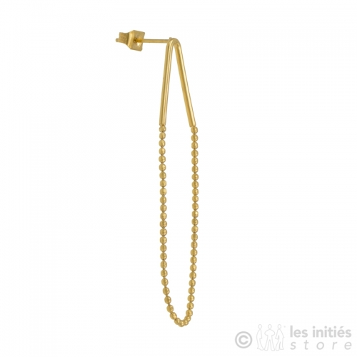 Gold Zag bijoux earrings