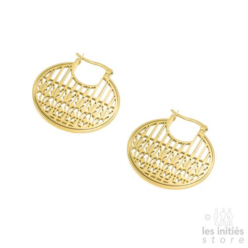 oriental earrings gold