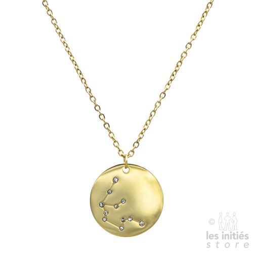 Zodiac sign necklace -...