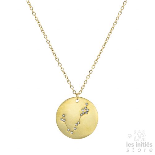 Zodiac sign necklace -...