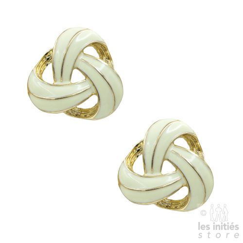 Compartments knot earrings...