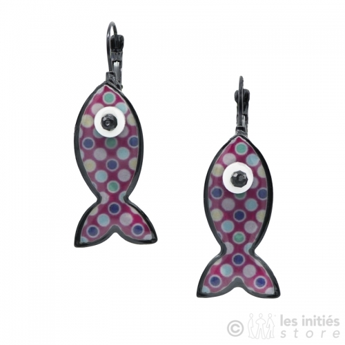 Lucky fish earrings